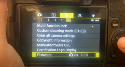 Hướng dẫn cách Update Firmware Canon rp mới nhất